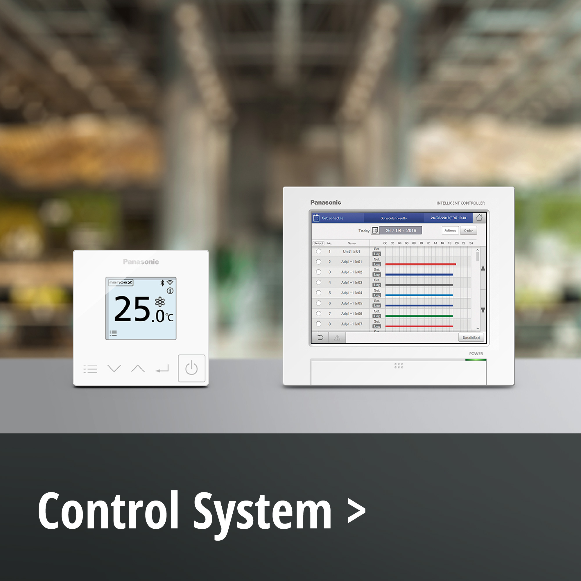 image:A remote control of home air conditioners with a smartphone app