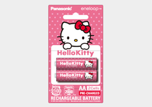 Emisión de baterías eneloop edición Hello Kitty.