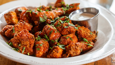 Healthy boneless buffalo wings