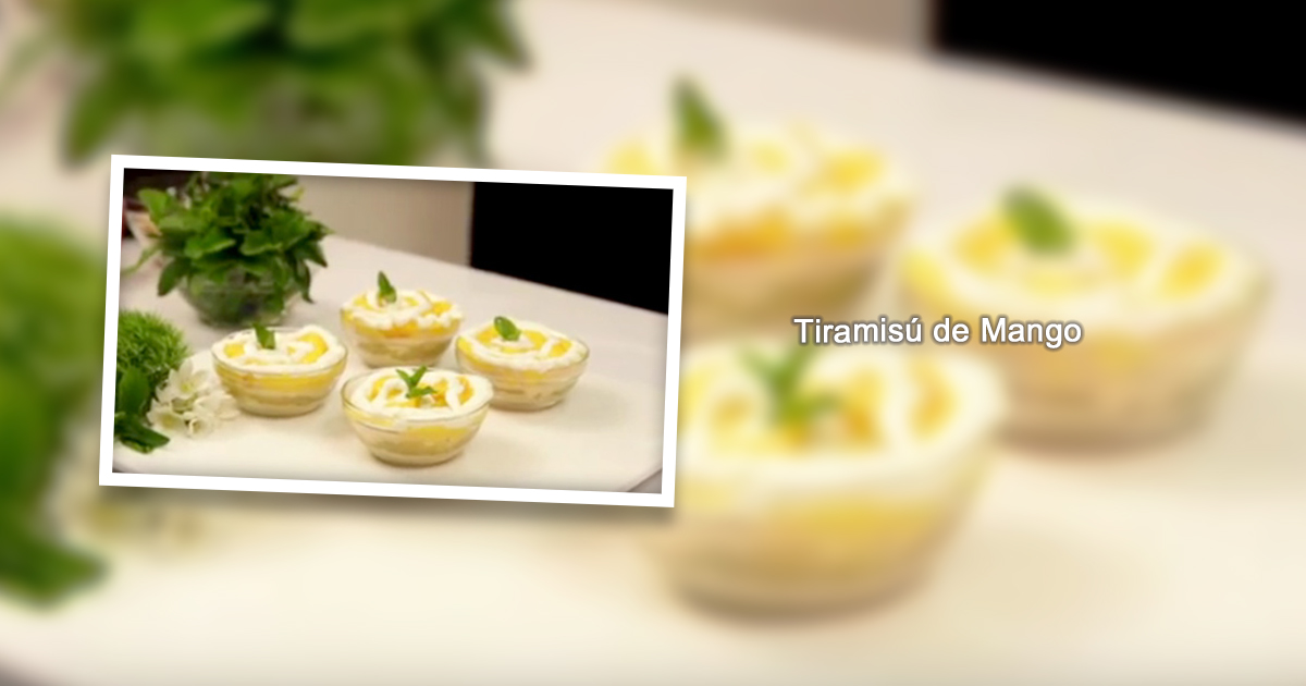 Tiramisú de Mango