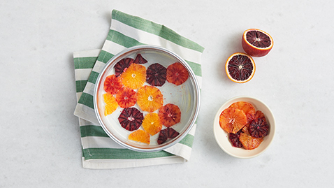 Blood Orange Upside Down Cake