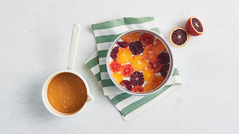 Blood Orange Upside Down Cake