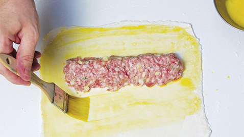 Homemade Baked Sausage Drumsticks