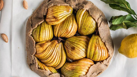Pear and Chocolate Galette