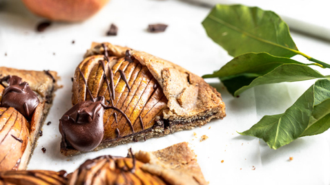 Pear and Chocolate Galette
