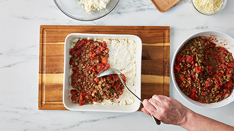 Plant-Based Meat Lasagna