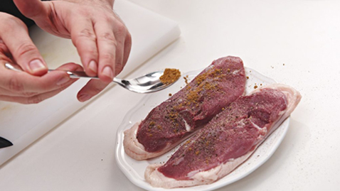 Roast Duck with Honey & Hoi Sin Sauce