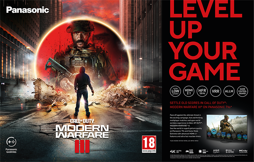 Повишете нивото на игрите си – официален телевизионен партньор в Европа* на “CALL OF DUTY®: MODERN WARFARE III®”