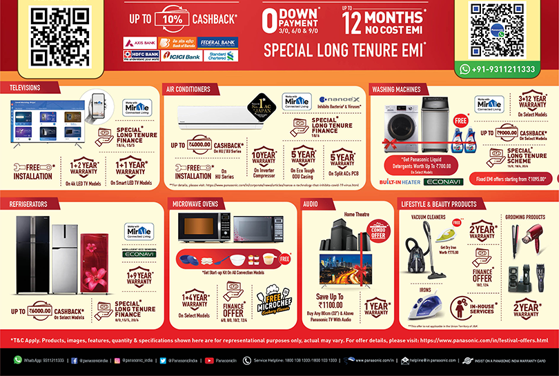 Panasonic lightens up the festive season with its ‘Grand Delights’ Offers
