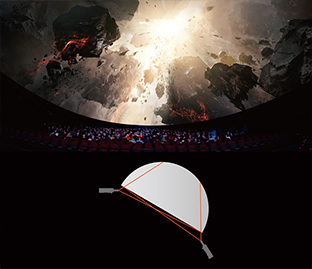 Panasonic simplifica el despliegue de imágenes en domo con el nuevo lente ET-D3LEF70 para proyectores 4K