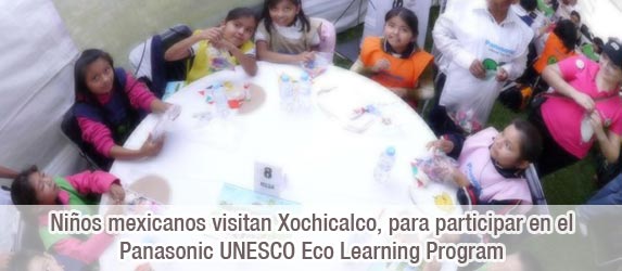Niños mexicanos visitan Xochicalco, considerado Patrimonio de la Humanidad, para participar en el Panasonic UNESCO Eco Learning Program