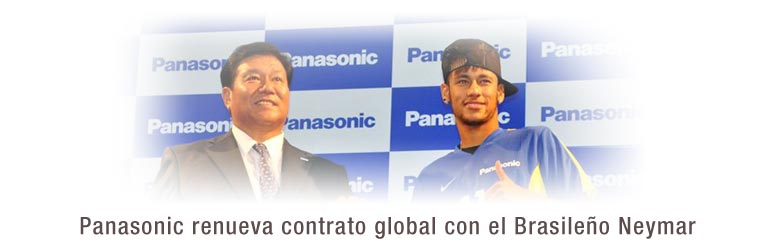 Panasonic renueva contrato global con el Brasileño Neymar