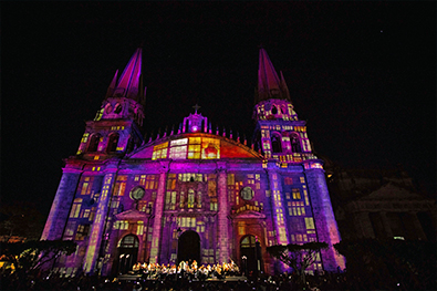 Festival GDLUZ 2019: AlteaCorp convierte la Catedral de Guadalajara en un gran lienzo con el uso de proyectores Panasonic