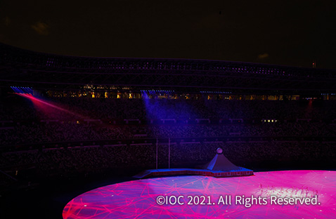 Cómo Panasonic ayudó a crear una ceremonia de apertura memorable de los Juegos Olímpicos de Tokio 2020 con sus proyectores de próxima generación