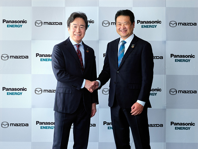 Panasonic Energy y Mazda comenzarán a prepararse para el suministro de baterías de iones de litio para automóviles