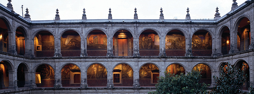 Proyección láser-LED al servicio de los museógrafos del Colegio de San Ildefonso