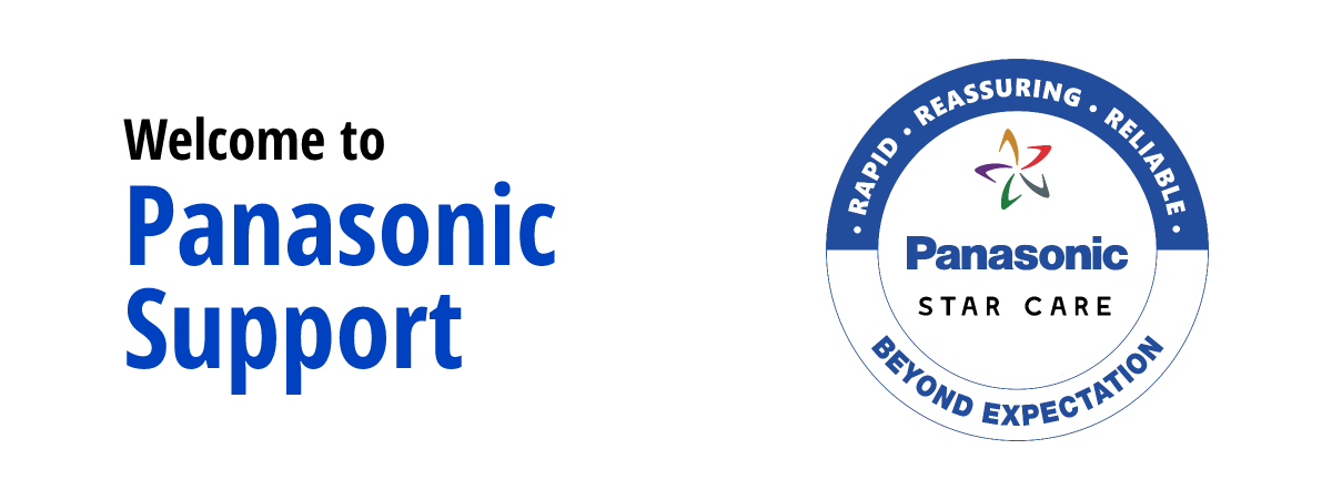 Welcome to Panasonic Support