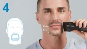 Step 4: Detailing goatee sides