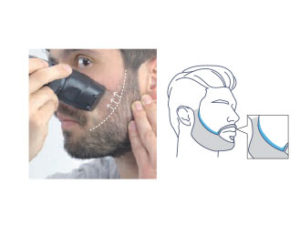 2. Make Arc-shaped Lines (Cheeks)