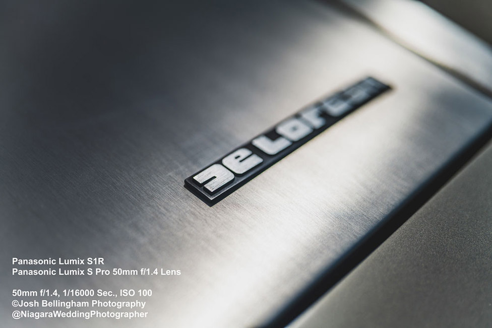 The Panasonic Lumix S1R and Lumix S Pro 50mm f1.4 meet the DeLorean