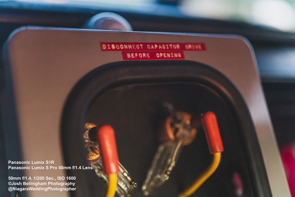 The Panasonic Lumix S1R and Lumix S Pro 50mm f1.4 meet the DeLorean