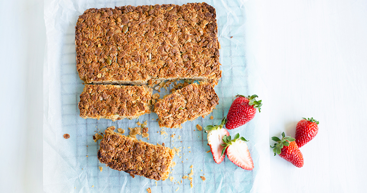 Barres muesli trois grains aux pommes et aux carottes