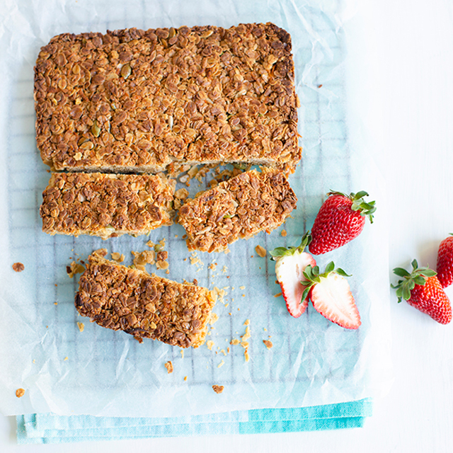 Barres muesli trois grains aux pommes et aux carottes