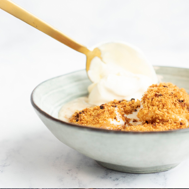 Apricot & Ginger Gratin