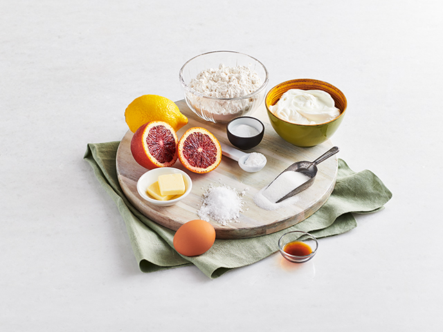 Blood Orange Upside Down Cake ingredients image