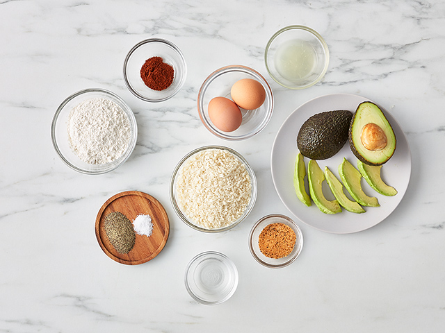 Chili Lime Fried Avocado ingredients image