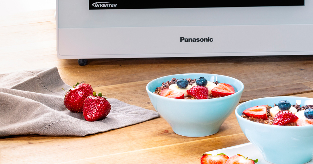 Chocolate Porridge with Fruit Garnish