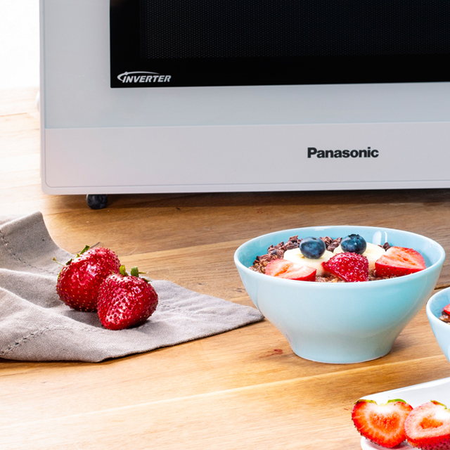 Chocolate Porridge with Fruit Garnish