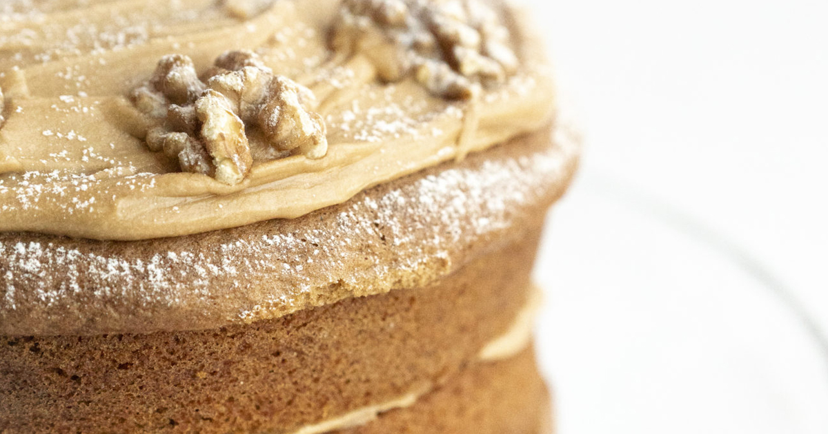 Coffee & Walnut Cake