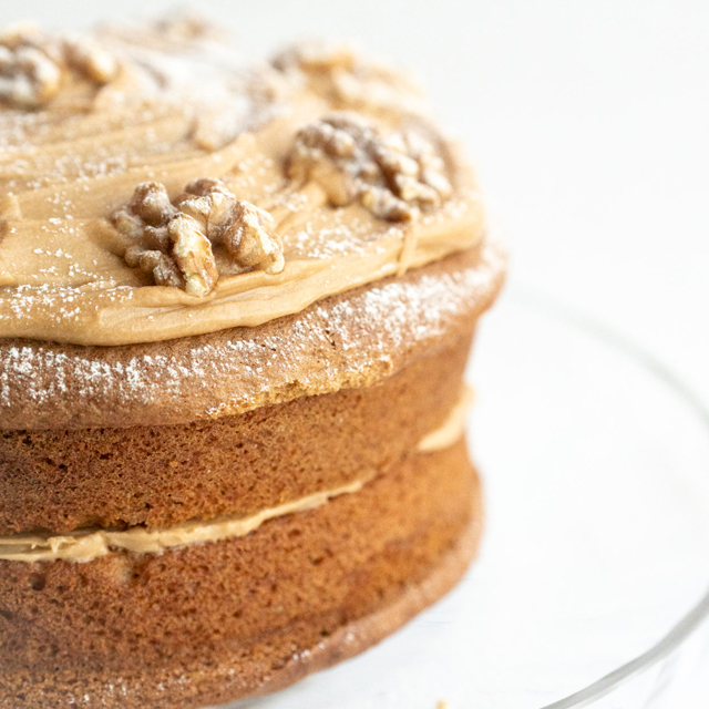 Coffee & Walnut Cake