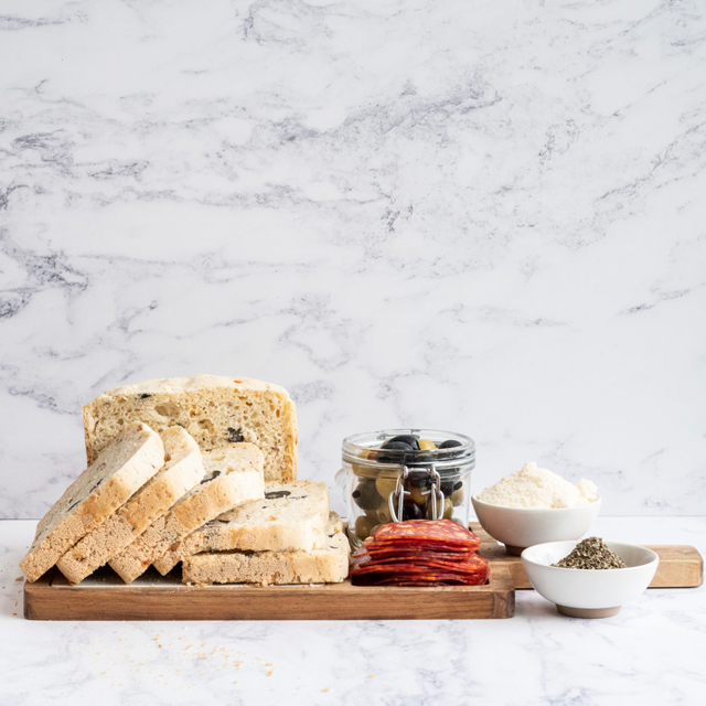 Gluten-Free Mushroom and Pancetta Loaf