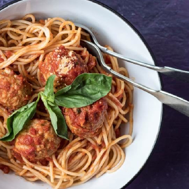 Left-Over Turkey Meatballs in Spicy Tomato Sauce