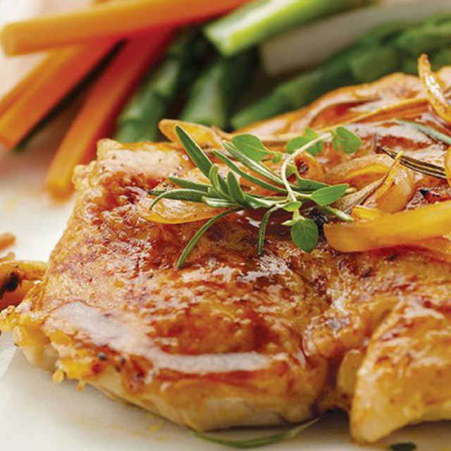 Paprika Chicken with Steamed Vegetables