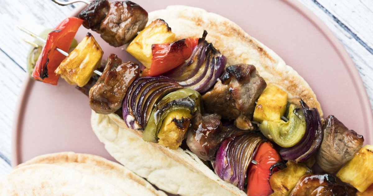 Pork and Pineapple Skewers