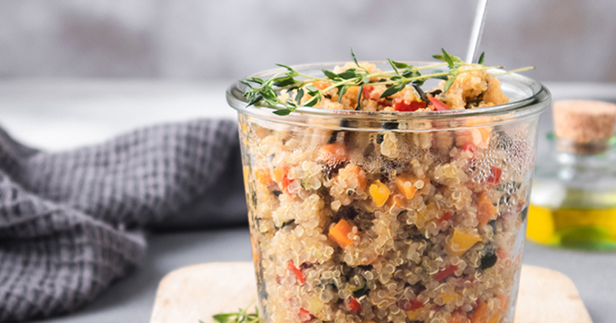 Quinoa with Vegetables Sous-Vide