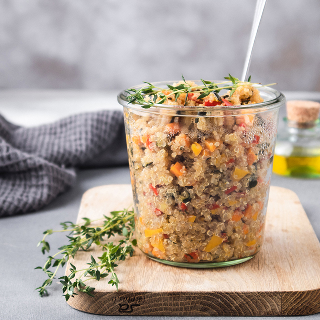 Quinoa with Vegetables Sous-Vide