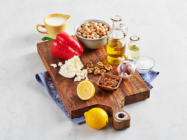 Roasted Red Pepper Dip  ingredients image