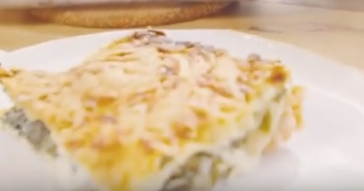 Salmon Lasagna with Spinach