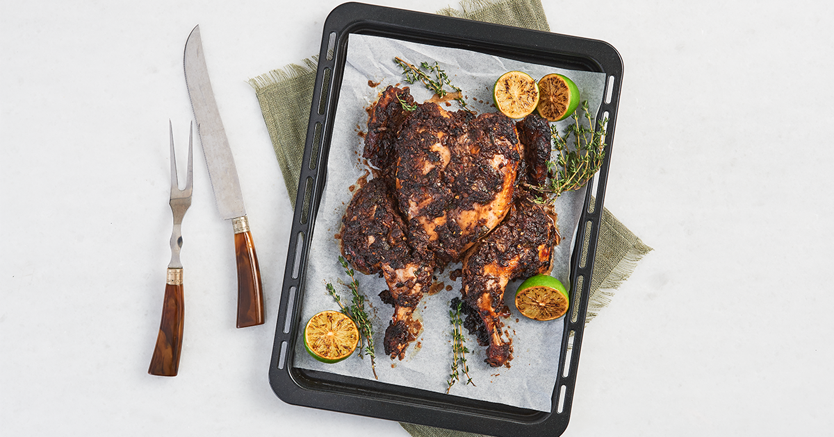 Spatchcock Jerk Chicken