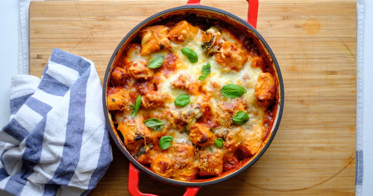 Spinach and Tomato Gnocchi
