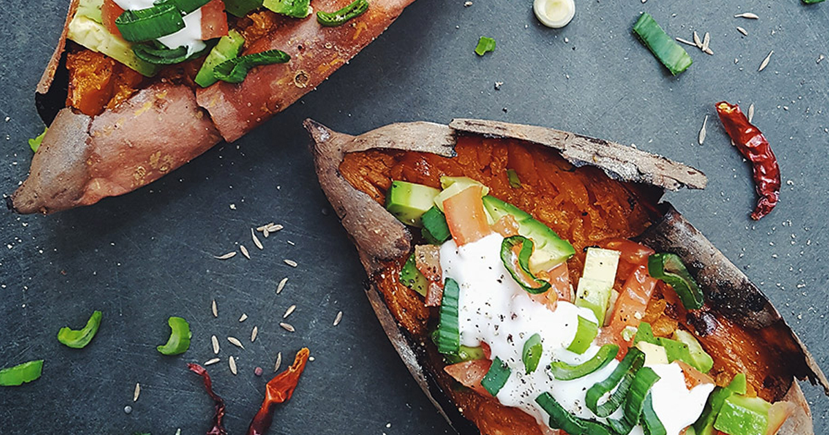 Stuffed Sweet Potatoes