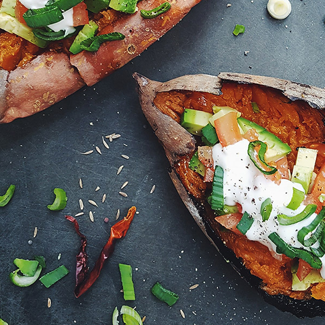 Stuffed Sweet Potatoes