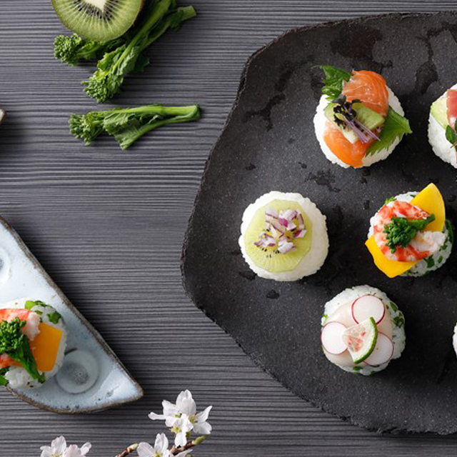 Sushi Balls with Fruit and Vegetables