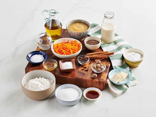 Vegan Carrot Cake ingredients image
