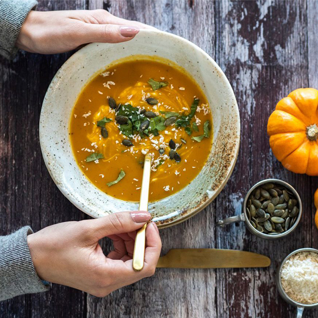Vegan Roasted Pumpkin and Coconut Soup