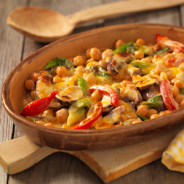 Vegetarian Chickpea Gratin